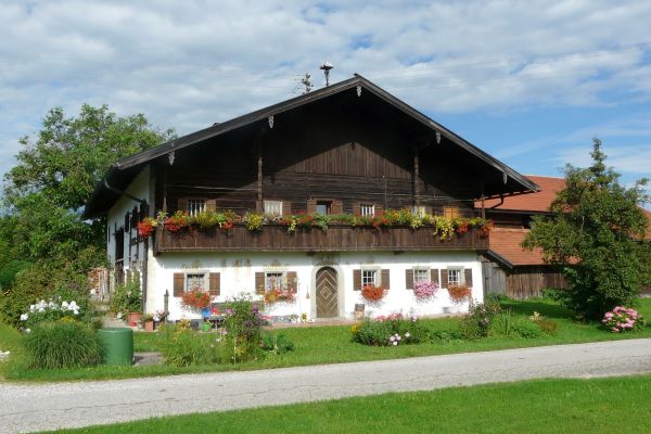 Der ehemalige Bauernhof der Familie Surrer in Laufen