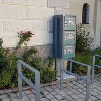 Ladestation des Stadtarchivs Laufen am Rathausplatz