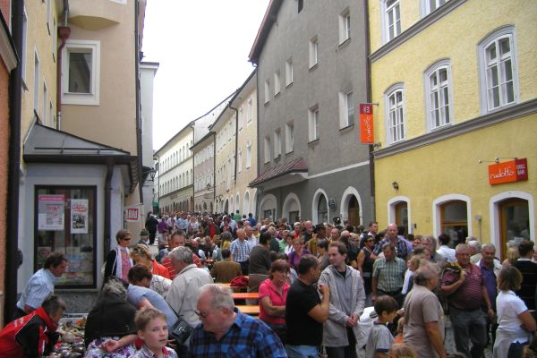 Die Rottmayrstraße ist zu verschiedensten Festivitäten gut besucht