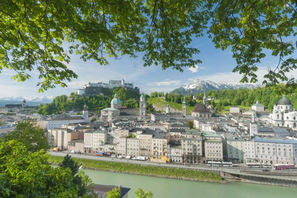 Panorama Blick über Salzburg